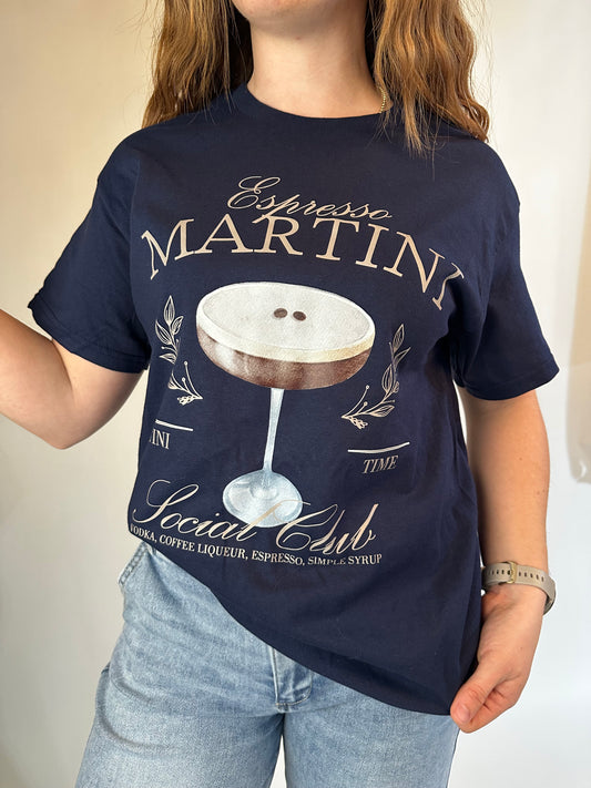 Espresso Martini Graphic Heavyweight T Shirts